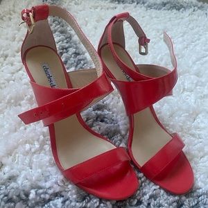 Coral Charles David heels